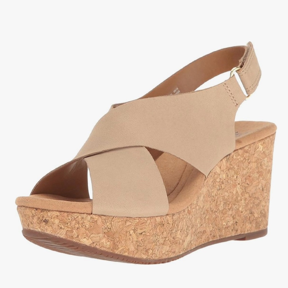 Clarks Annadel Wedge Sandal Size 9